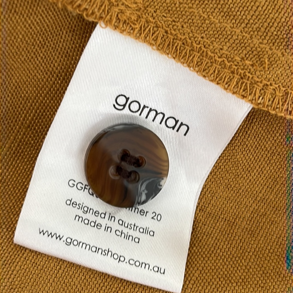 GORMAN Golden Mustard Linen Cropped Jacket - Picture 14 of 16